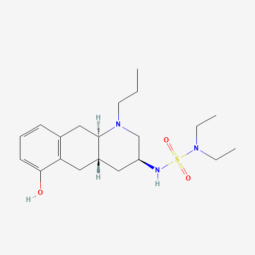 2D chemical (molecular) structure of Quinagolide