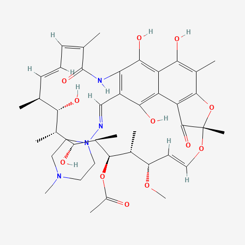 2D chemical (molecular) structure of Rifampicin