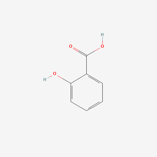 2D chemical (molecular) structure of Salicylic acid (skin treatment)
