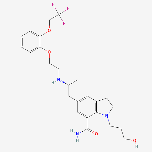 2D chemical (molecular) structure of Silodosin