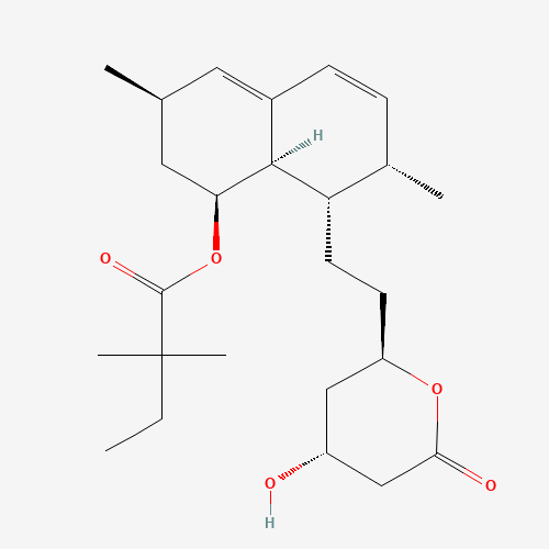 2D chemical (molecular) structure of Simvastatin