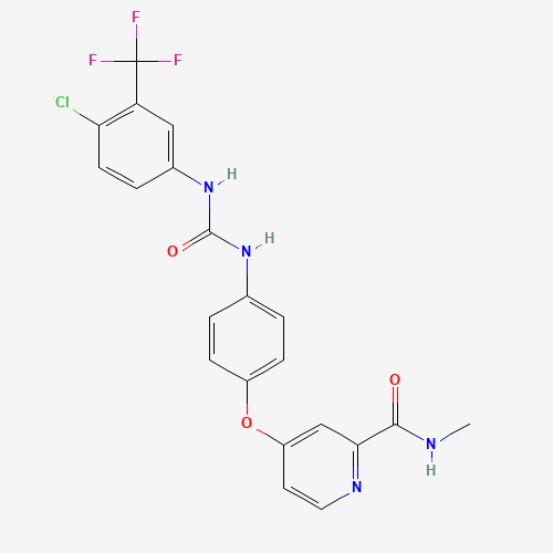 2D chemical (molecular) structure of Sorafenib