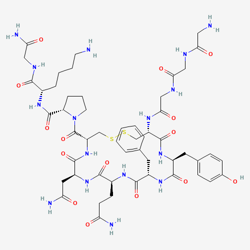 2D chemical (molecular) structure of Terlipressin