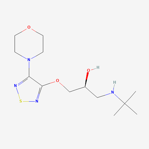 2D chemical (molecular) structure of Timolol
