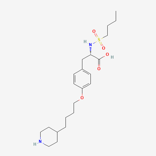 2D chemical (molecular) structure of Tirofiban