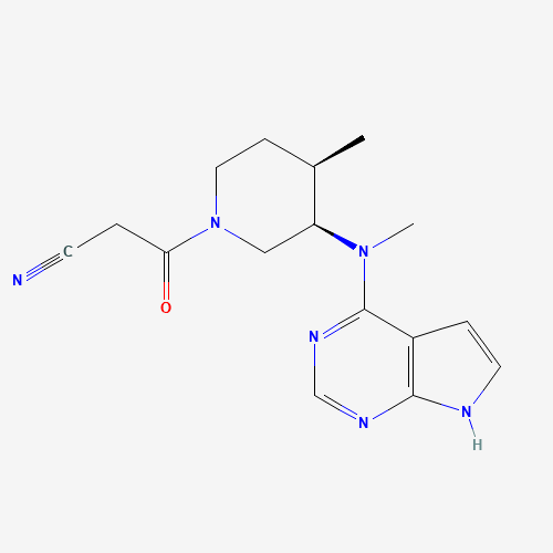 2D chemical (molecular) structure of Tofacitinib