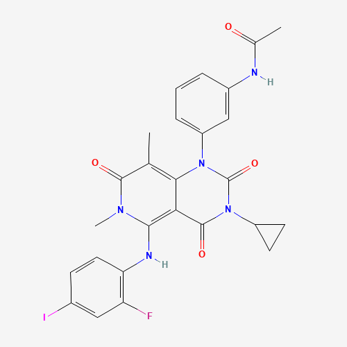 2D chemical (molecular) structure of Trametinib