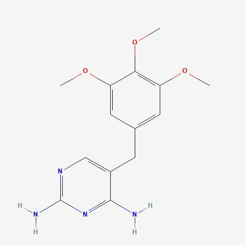 2D chemical (molecular) structure of Trimethoprim