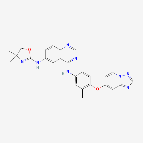 2D chemical (molecular) structure of Tucatinib