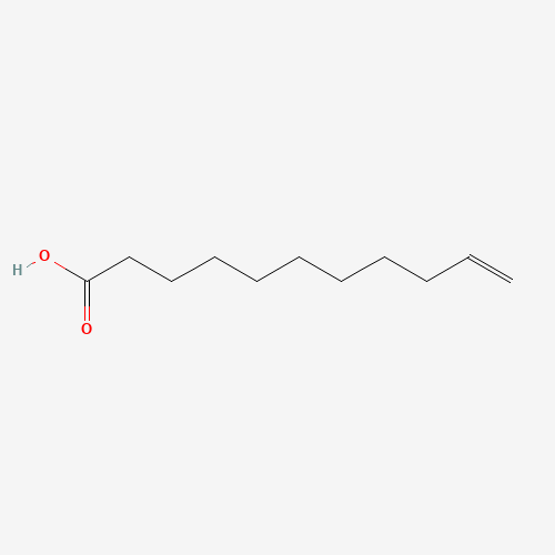 2D chemical (molecular) structure of Undecylenic acid
