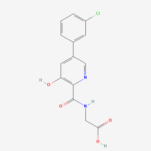2D chemical (molecular) structure of Vadadustat