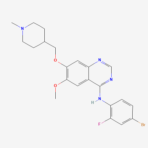 2D chemical (molecular) structure of Vandetanib