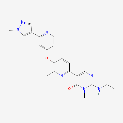 2D chemical (molecular) structure of Vimseltinib