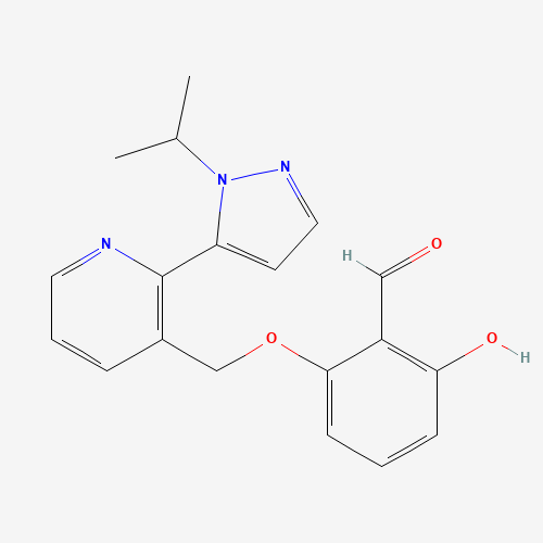 2D chemical (molecular) structure of Voxelotor