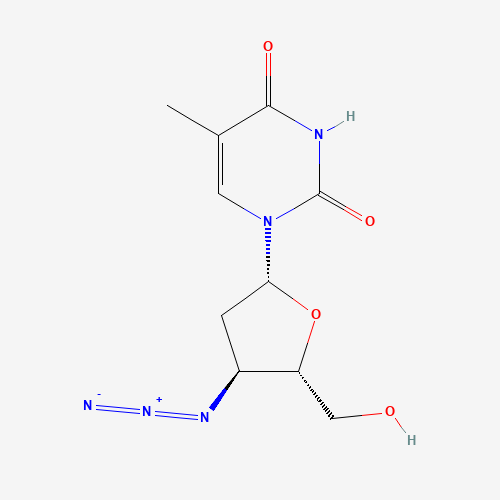 2D chemical (molecular) structure of Zidovudine