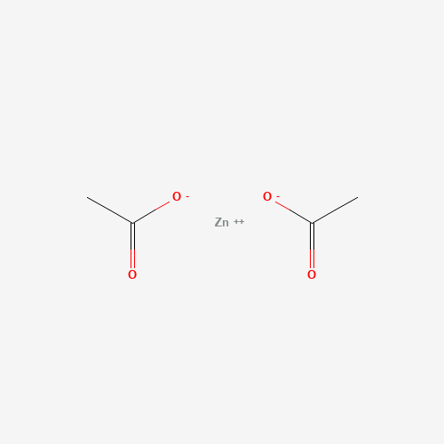 2D chemical (molecular) structure of Zinc acetate